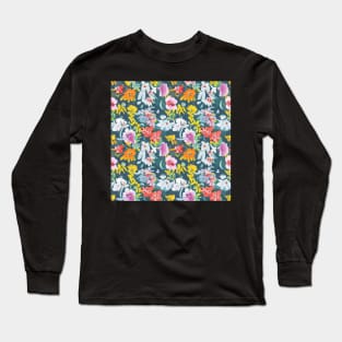 Woodland Meadow Pattern 2 Long Sleeve T-Shirt